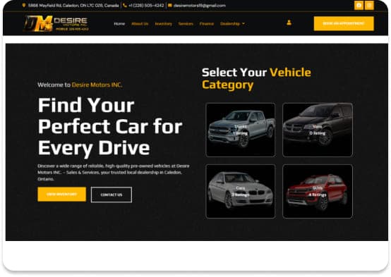 Car Dealership Website That Drives Conversions overview