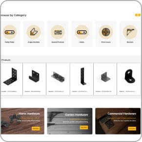 B2B Hardware Website Built for Performance screenshot 1